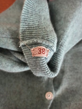Load image into Gallery viewer, 1950s - BRAEMAR, Scotland - Gorgeous Green Cashmere Cardigan - Sz 38