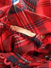 Cargar imagen en el visor de la galería, 1940s - Gorgeous Tartan Flannel Wool Dress - W30 (76cm)