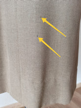 Cargar imagen en el visor de la galería, 1940s - Fabulous Striped Jersey Wool Dress - W29 (74cm)