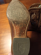 Laden Sie das Bild in den Galerie-Viewer, 1950s - ACME, USA - Gorgeous Brown Turquoise Cowgirl Boots - EU 36/US 6