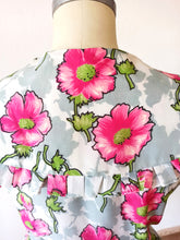 Load image into Gallery viewer, 1950s - Stunning Superb Collar Floral Dress - W30 (76cm)