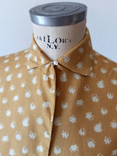 Load image into Gallery viewer, 1950s - Gorgeous Golden Brown Rayon Blouse - W33 (84cm)