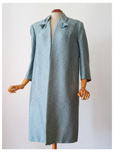 Load image into Gallery viewer, 1950s - AF, Création de Paris - Exquisite Blue Flecked Coat