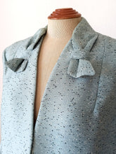 Load image into Gallery viewer, 1950s - AF, Création de Paris - Exquisite Blue Flecked Coat