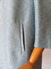 Load image into Gallery viewer, 1950s - AF, Création de Paris - Exquisite Blue Flecked Coat