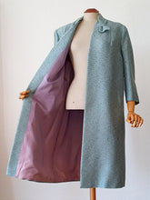 Load image into Gallery viewer, 1950s - AF, Création de Paris - Exquisite Blue Flecked Coat