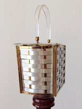 Cargar imagen en el visor de la galería, 1950s - MAJESTIC - Lucite Metal Basket Purse