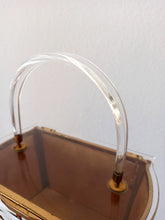 Cargar imagen en el visor de la galería, 1950s - MAJESTIC - Lucite Metal Basket Purse