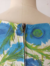 Charger l'image dans la galerie, 1950s - PARIS - Stunning Yellow Floral Cotton Dress - W26 (66cm)