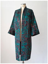 Load image into Gallery viewer, 1950s - Stunning Abstract Cotton Silk Coat Duster
