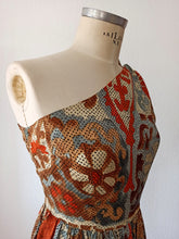 Load image into Gallery viewer, 1950s 1960s - MARIE BONHEUR, Paris - Exquisite Silk Dress - W25 (64cm)