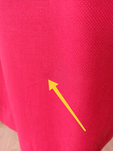 Cargar imagen en el visor de la galería, 1940s - Gorgeous Lipstick Red Rayon Dress - W28.5 (72cm)