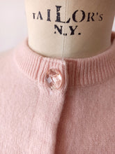 Load image into Gallery viewer, 1960s - BALLANTYNE, Scotland - Adorable Pale Pink Cashmere Cardigan