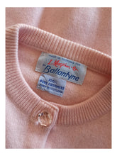 Load image into Gallery viewer, 1960s - BALLANTYNE, Scotland - Adorable Pale Pink Cashmere Cardigan