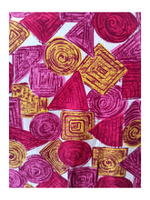 Load image into Gallery viewer, 1950s - Stunning Abstract Cotton Blouse - Sz 48