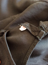 Load image into Gallery viewer, 1950s 1960s - Exquisite Black Rayon Blouse - Sz 42