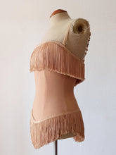 Load image into Gallery viewer, 1940s 1950s - Fabulous Fringe Burlesque Leotard - Sz XS/S
