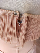 Load image into Gallery viewer, 1940s 1950s - Fabulous Fringe Burlesque Leotard - Sz XS/S