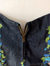 Cargar imagen en el visor de la galería, 1950s 1960s - Gorgeous Hydrangeas Print Cotton Dress - W29 (74cm)