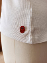 Carica l'immagine nel visualizzatore di Gallery, 1950s - DEADSTOCK - Gorgeous White Cotton Top - Sz 46