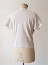 Carica l'immagine nel visualizzatore di Gallery, 1950s - DEADSTOCK - Gorgeous White Cotton Top - Sz 46