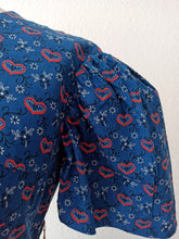 Cargar imagen en el visor de la galería, 1940s - GERMANY - Gorgeous Cotton Dress - W28.5 (72cm)