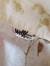 Cargar imagen en el visor de la galería, 1950s - WOLFF Fabrics - Roseprint Cotton Blouse - Sz 40