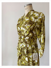 Laden Sie das Bild in den Galerie-Viewer, 1940s - DIAMOND DRESSES, Netherlands - Deadstock Cotton Dress - W28.5 (72cm)