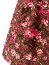 Charger l'image dans la galerie, 1950s - Gorgeous Strapless Floral Cotton Dress - W26 (66cm)