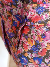Charger l'image dans la galerie, 1930s - FRANCE - Adorable Floral Crepe Dress - W27 (68cm)