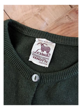 Charger l'image dans la galerie, 1950s - VANOTTI, Italia - Forest Green Cashmere Twin Set - Sz 34