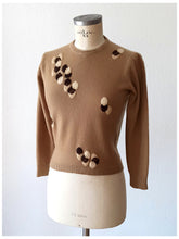 Charger l'image dans la galerie, 1950s 1960s - PRINGLE, Scotland - Intarsia Cashmere Sweater - Sz 36/38