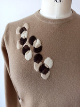 Charger l'image dans la galerie, 1950s 1960s - PRINGLE, Scotland - Intarsia Cashmere Sweater - Sz 36/38