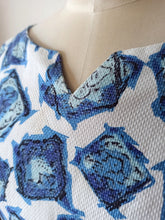 Carica l'immagine nel visualizzatore di Gallery, 1950s - Fabulous Abstract Textured Cotton Dress - W31.5 (80cm)