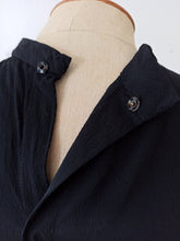 Cargar imagen en el visor de la galería, 1930s - Stunning Art Deco Black Rayon Crepe Dress - W28.5 (72cm)