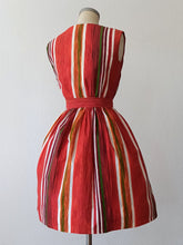 Load image into Gallery viewer, 1950s 1960s - MERCIER, Paris - Gorgeous Cotton Dress - W22/26 (58/66cm)