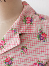 Charger l'image dans la galerie, 1950s - Adorable Roseprint Bolero Dress - W26 (66cm)