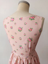 Charger l'image dans la galerie, 1950s - Adorable Roseprint Bolero Dress - W26 (66cm)