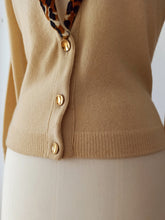 Charger l'image dans la galerie, 1950s - DALTON, USA - Leopard Cashmere Cardigan