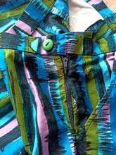 Load image into Gallery viewer, 1950s 1960s - DIAMOND, Italia - 2pc Blouse Short Cotton Set - Sz 48