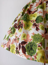 Load image into Gallery viewer, 1950s 1960s - FRANCE - Exquisite Roseprint Satin Dress - W28.5 (72cm)