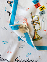 Charger l'image dans la galerie, 1950s - BONET NINOT, Barcelona - Deadstock Novelty Jazz Hanckerchief