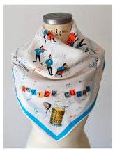 Charger l'image dans la galerie, 1950s - BONET NINOT, Barcelona - Deadstock Novelty Jazz Hanckerchief