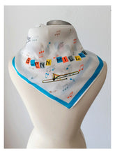 Charger l'image dans la galerie, 1950s - BONET NINOT, Barcelona - Deadstock Novelty Jazz Hanckerchief