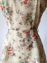 Charger l'image dans la galerie, 1940s - Adorable Italian Romantic Floral Dress - W27.5 (70cm)