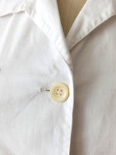 Laden Sie das Bild in den Galerie-Viewer, 1940s - BRAGARD, France - Gorgeous Embroidered White Cotton Dress - W30.5 (78cm)
