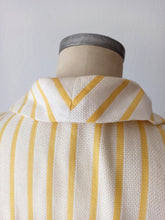 Load image into Gallery viewer, 1950s 1960s - GERMANY - Adorable Striped Linen Dress - W31 (80cm)