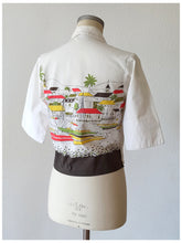 Load image into Gallery viewer, 1950s - JUNIOR TEEN, USA - UltraChic Novelty Cotton Top - Sz XS/S