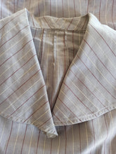 Load image into Gallery viewer, 1940s - Gorgeous Striped Cotton Blouse - W34 (86cm)