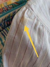 Load image into Gallery viewer, 1940s - Gorgeous Striped Cotton Blouse - W34 (86cm)